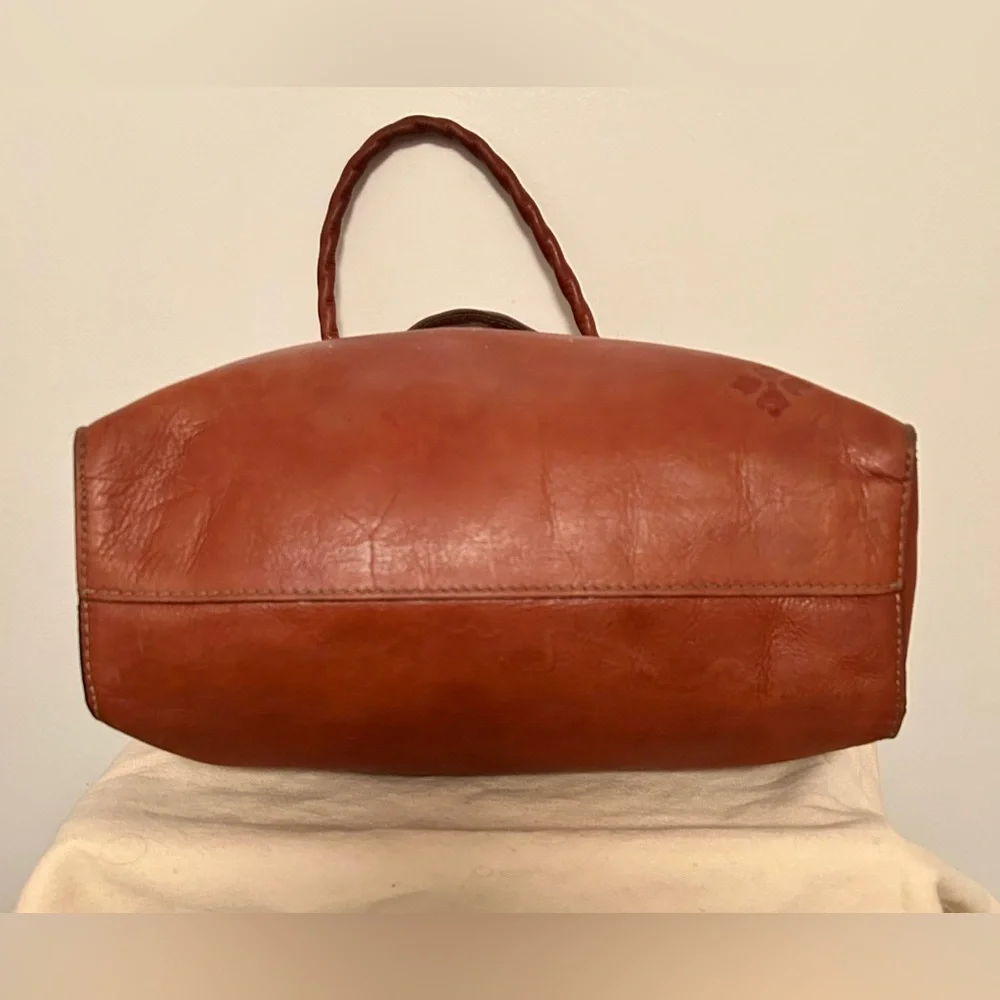 Patricia Nash Zancona
Tote Leather Hand Bag 100% Full-Grain Leather.  Vintage - Picture 3 of 8